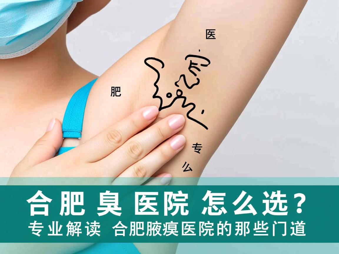 合肥腋臭医院怎么选？专业解读合肥腋臭医院的那些门道