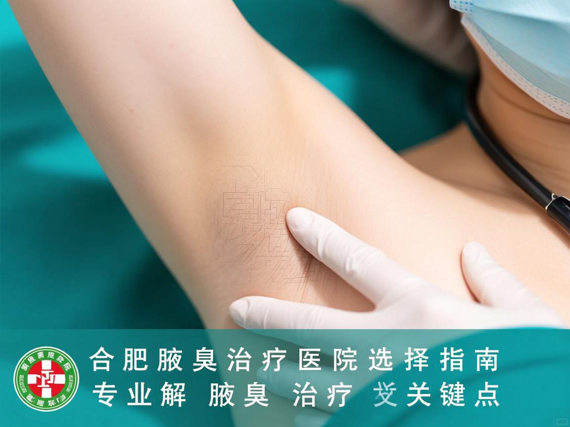 合肥腋臭治疗医院选择指南，专业解析腋臭治疗的关键点