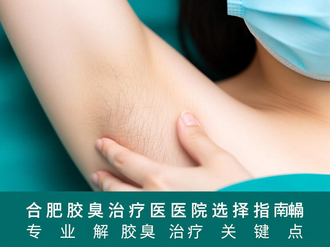 合肥腋臭治疗医院选择指南，专业解析腋臭治疗的关键点