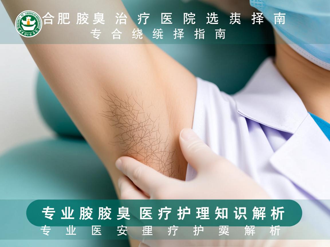 合肥腋臭治疗医院选择指南，专业腋臭医疗护理知识解析