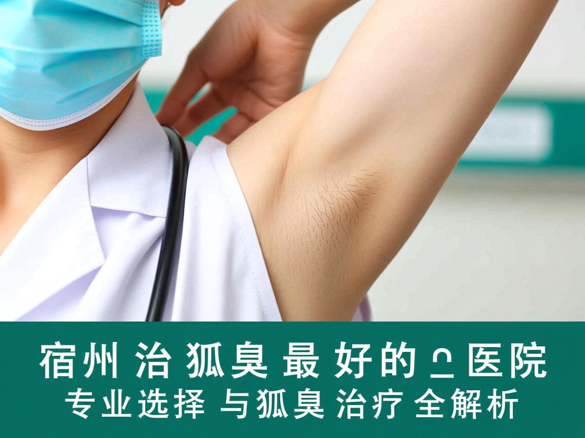 宿州治狐臭最好的医院，专业选择与狐臭治疗全解析