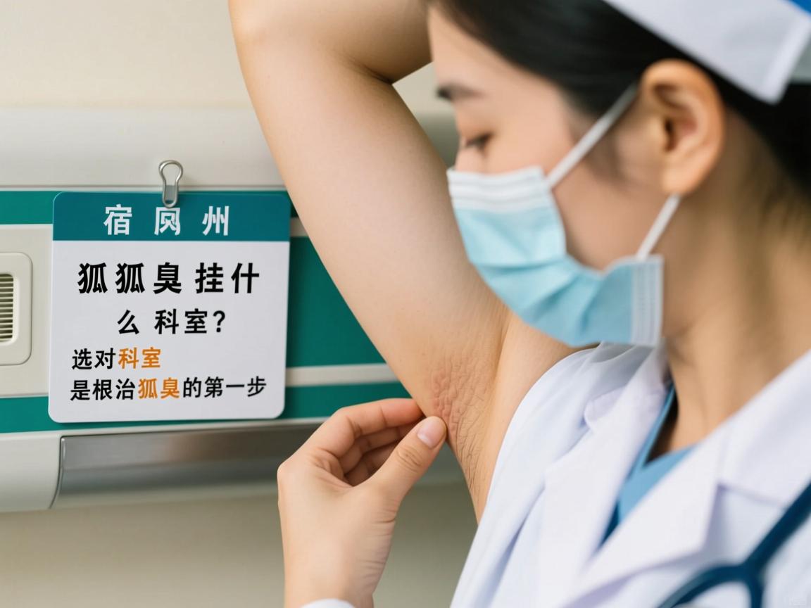 宿州狐臭挂什么科室？选对科室是根治狐臭的第一步