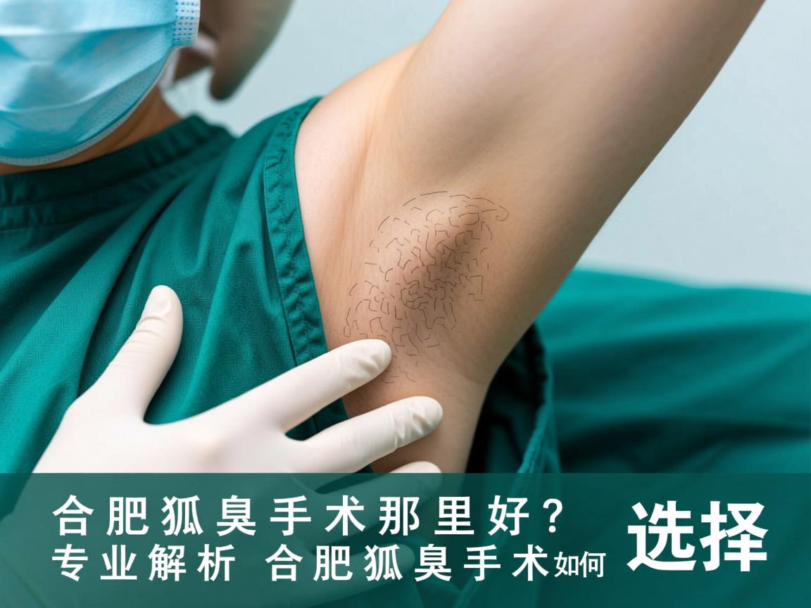 合肥狐臭手术那里好？专业解析合肥狐臭手术如何选择