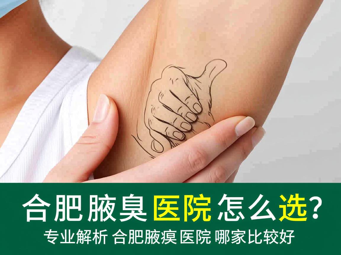 合肥腋臭医院怎么选？专业解析合肥腋臭医院哪家比较好