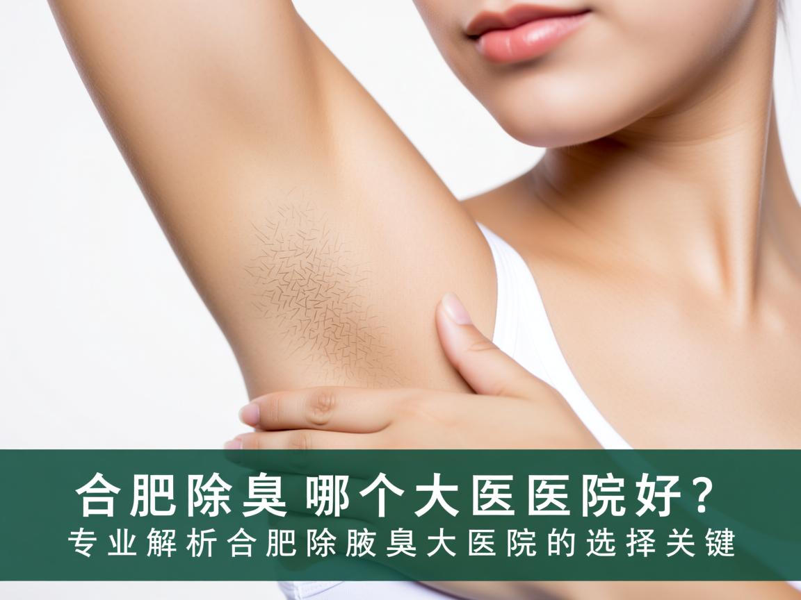 合肥除腋臭哪个大医院好?专业解析合肥除腋臭大医院的选择关键 合肥除腋臭哪个大医院好?专业解析合肥除腋臭大医院的选择关键