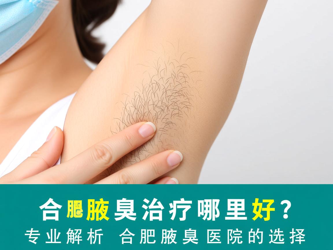 合肥腋臭治疗哪里好？专业解析合肥腋臭医院的选择