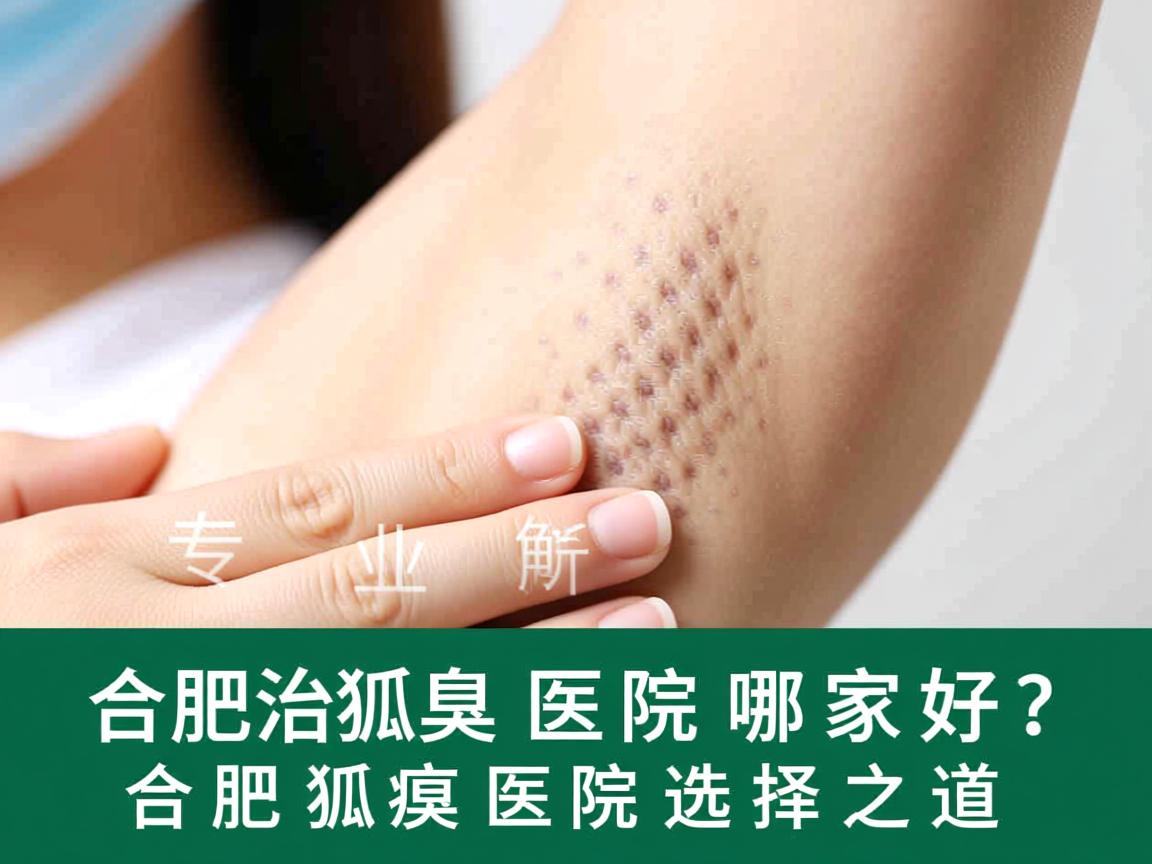 合肥治狐臭医院哪家好？专业解析合肥狐臭医院选择之道