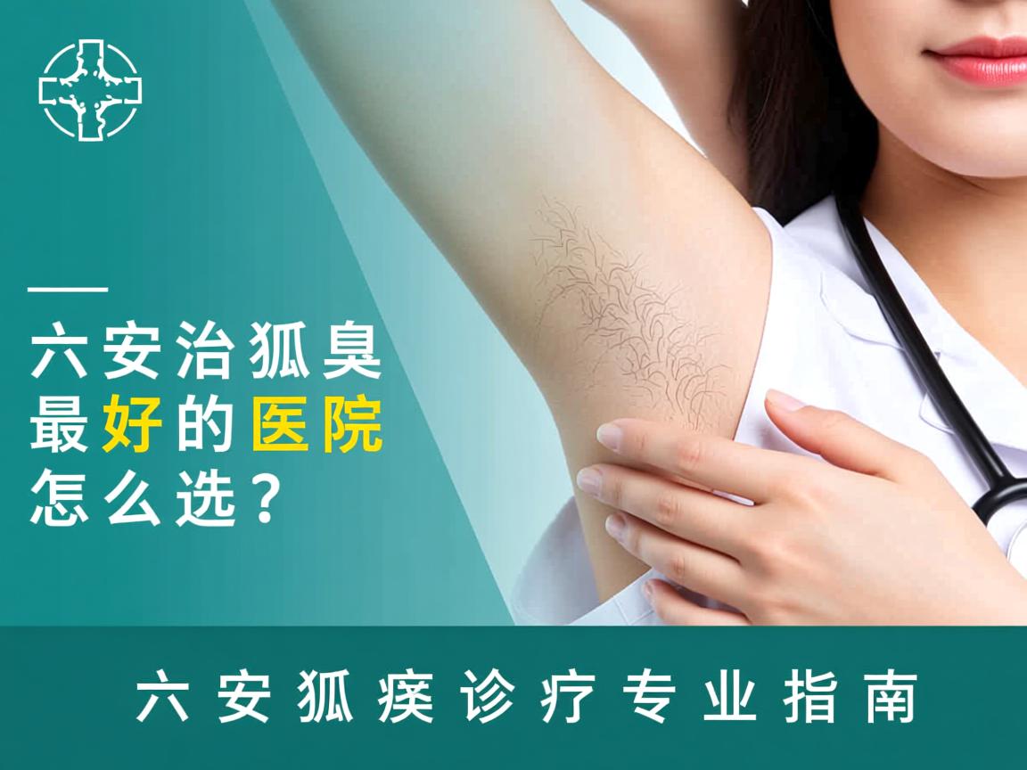 六安治狐臭最好的医院怎么选？六安狐臭诊疗专业指南