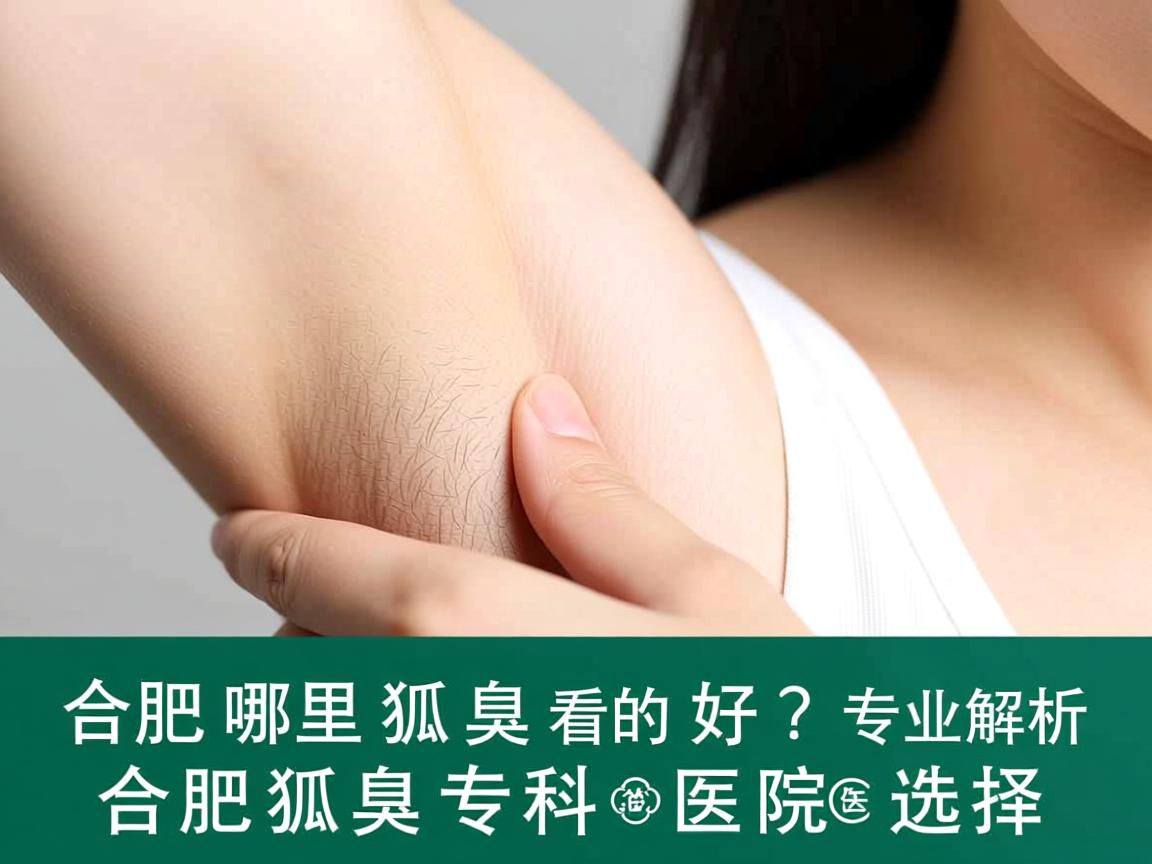 合肥哪里狐臭看的好？专业解析合肥狐臭专科医院选择