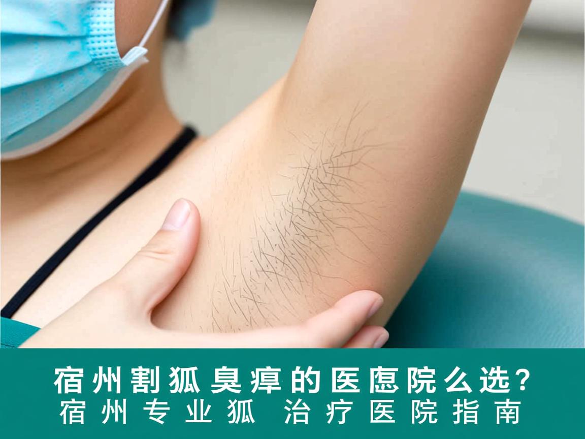 宿州割狐臭的医院怎么选？宿州专业狐臭治疗医院指南