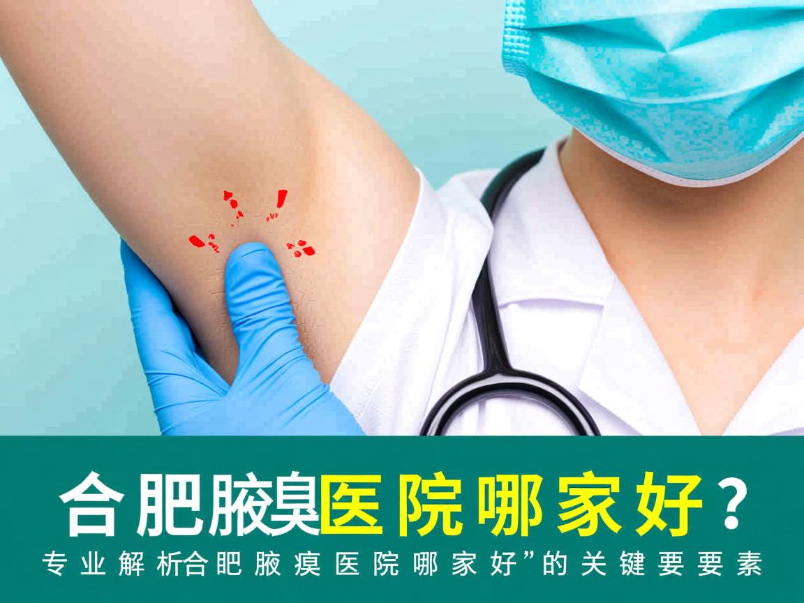 合肥腋臭医院哪家好？专业解析合肥腋臭医院哪家好的关键要素