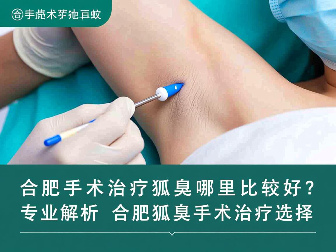合肥手术治疗狐臭哪里比较好？专业解析合肥狐臭手术治疗选择