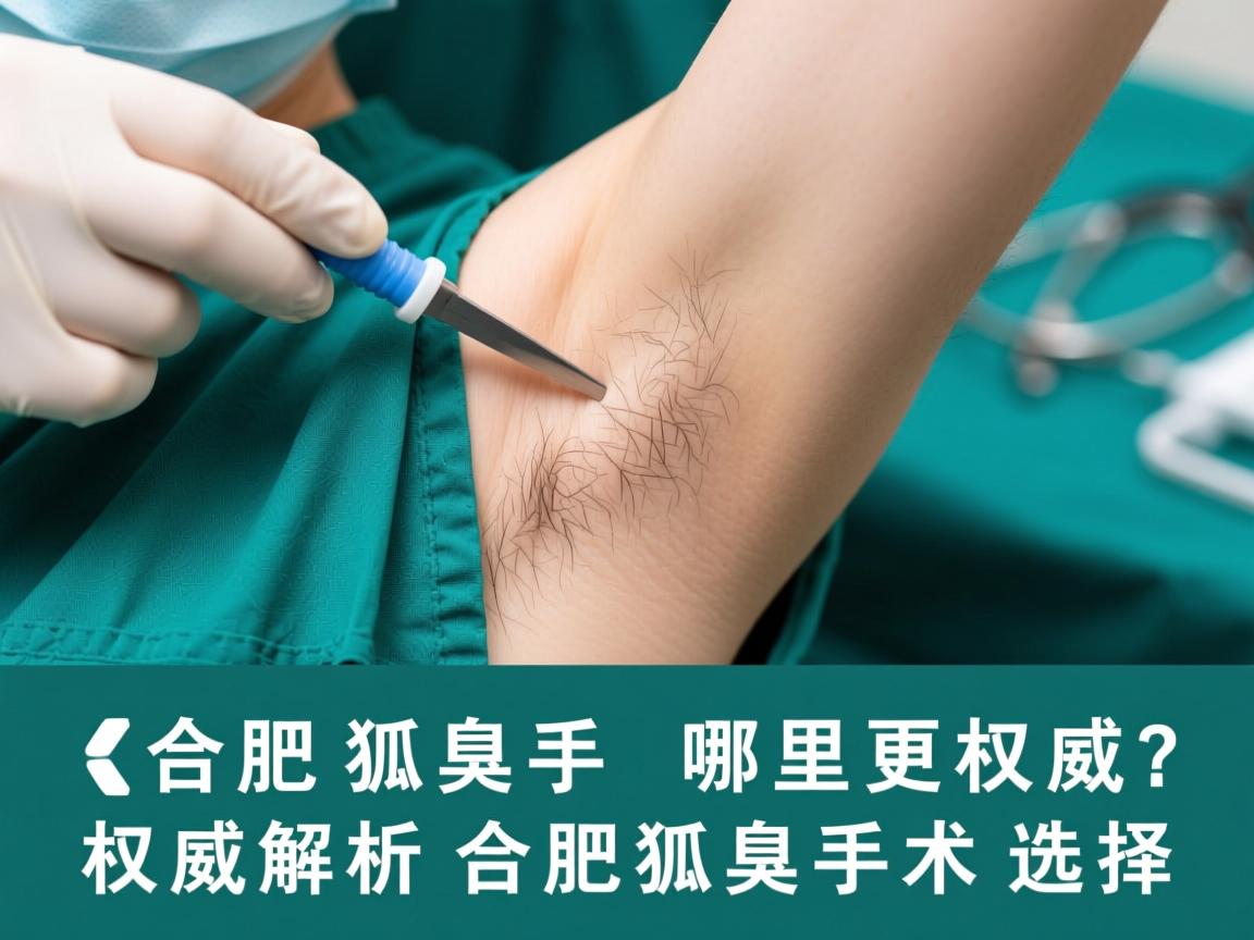 合肥狐臭手术哪里更权威？权威解析合肥狐臭手术选择
