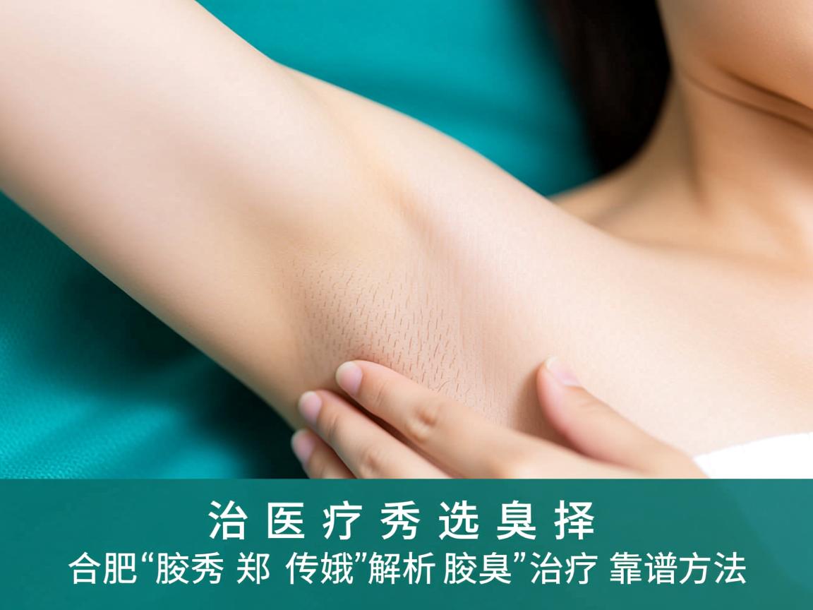 腋臭治疗选择，合肥腋秀郑传娥解析腋臭治疗的靠谱方法