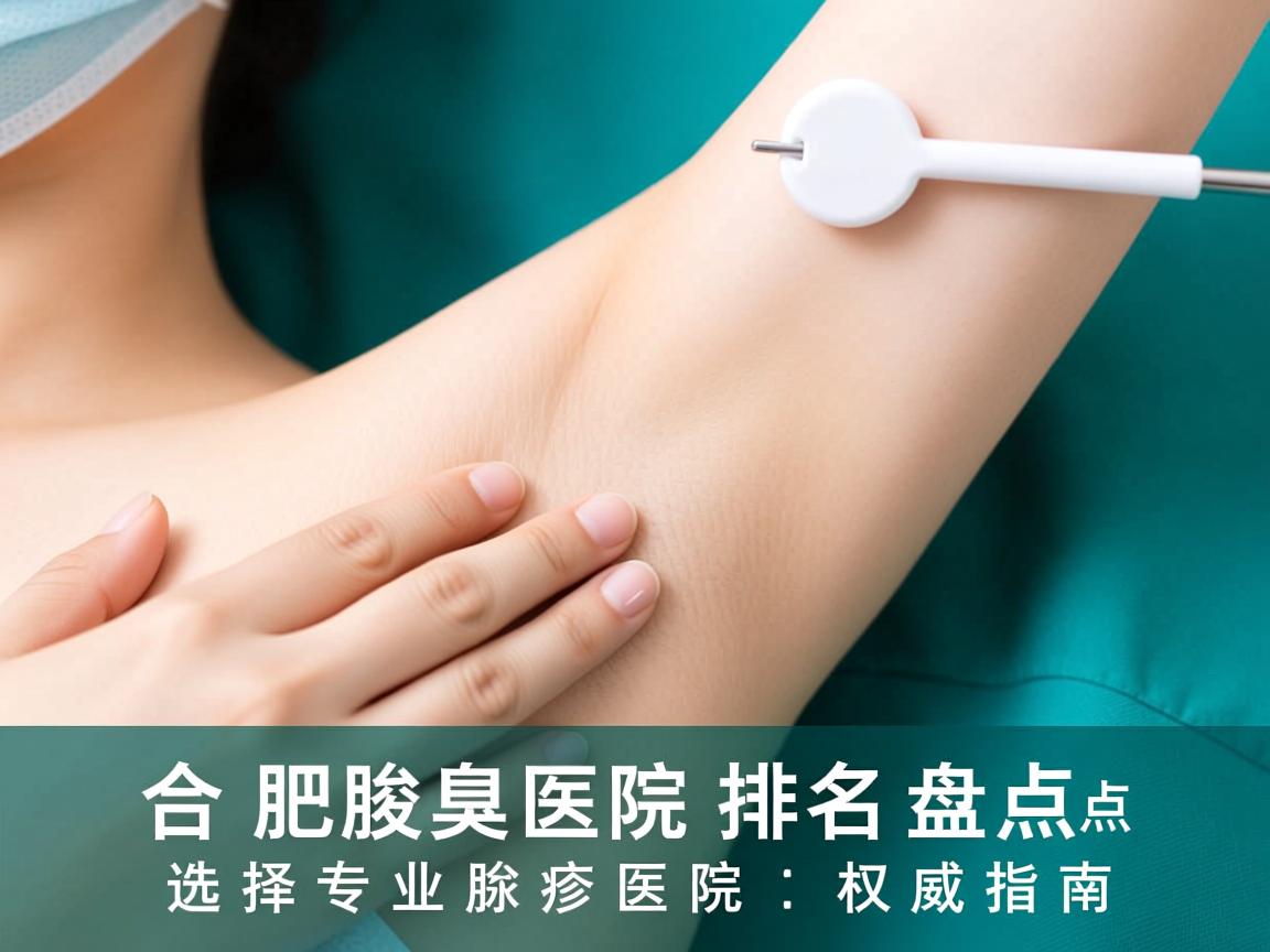 合肥腋臭医院排名盘点，选择专业腋臭医院的权威指南