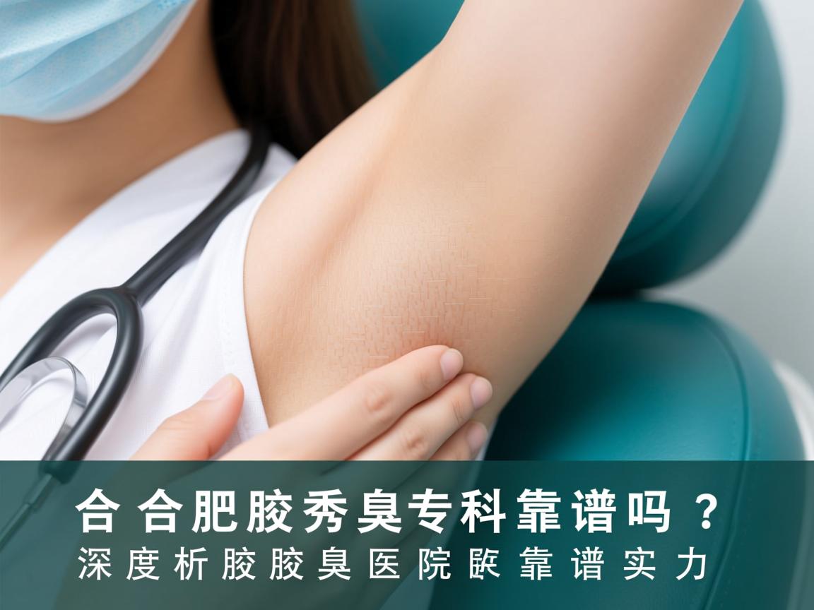 合肥腋秀腋臭专科靠谱吗？深度解析腋秀腋臭医院的靠谱实力