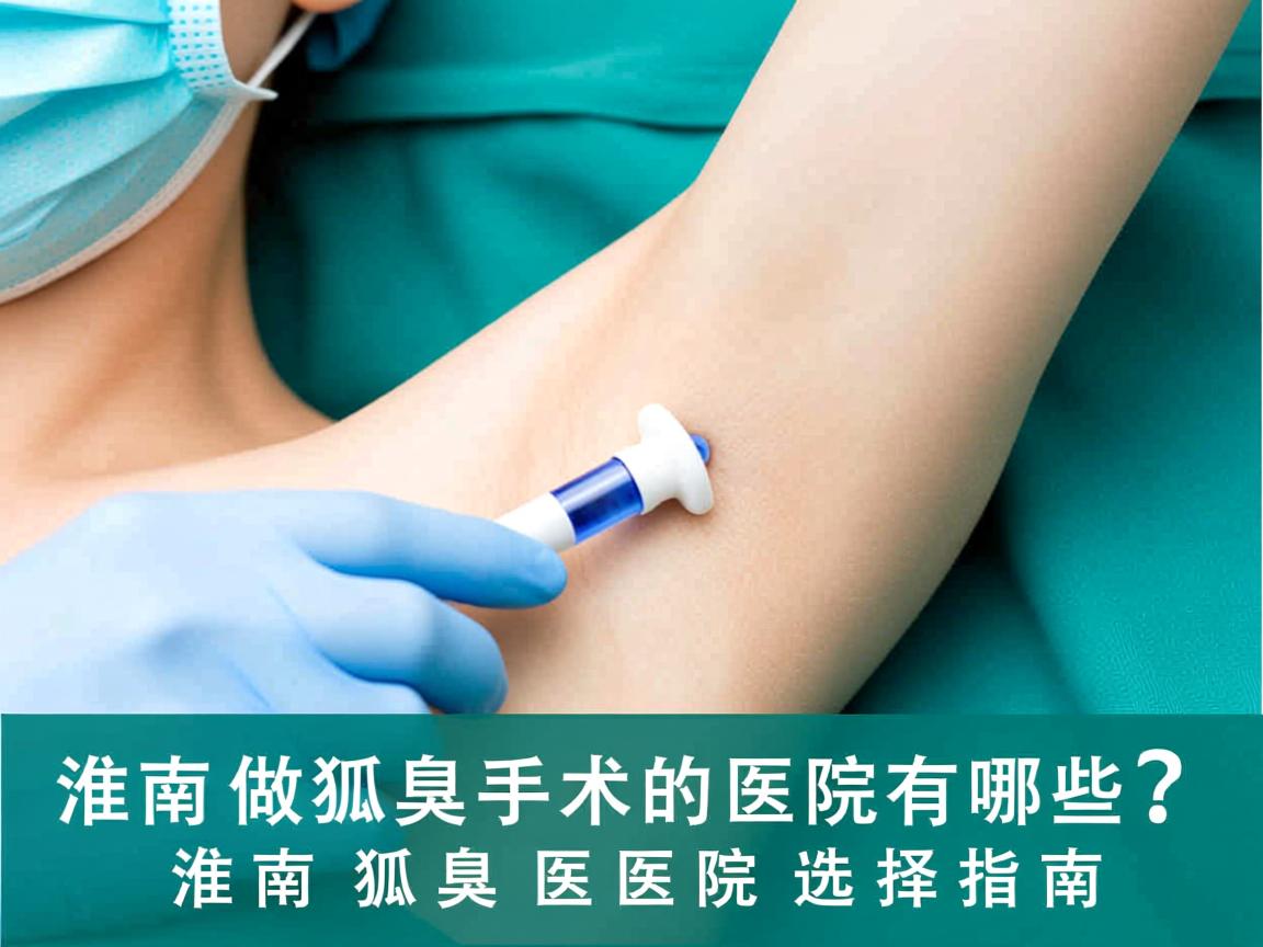 淮南做狐臭手术的医院有哪些？淮南狐臭医院选择指南