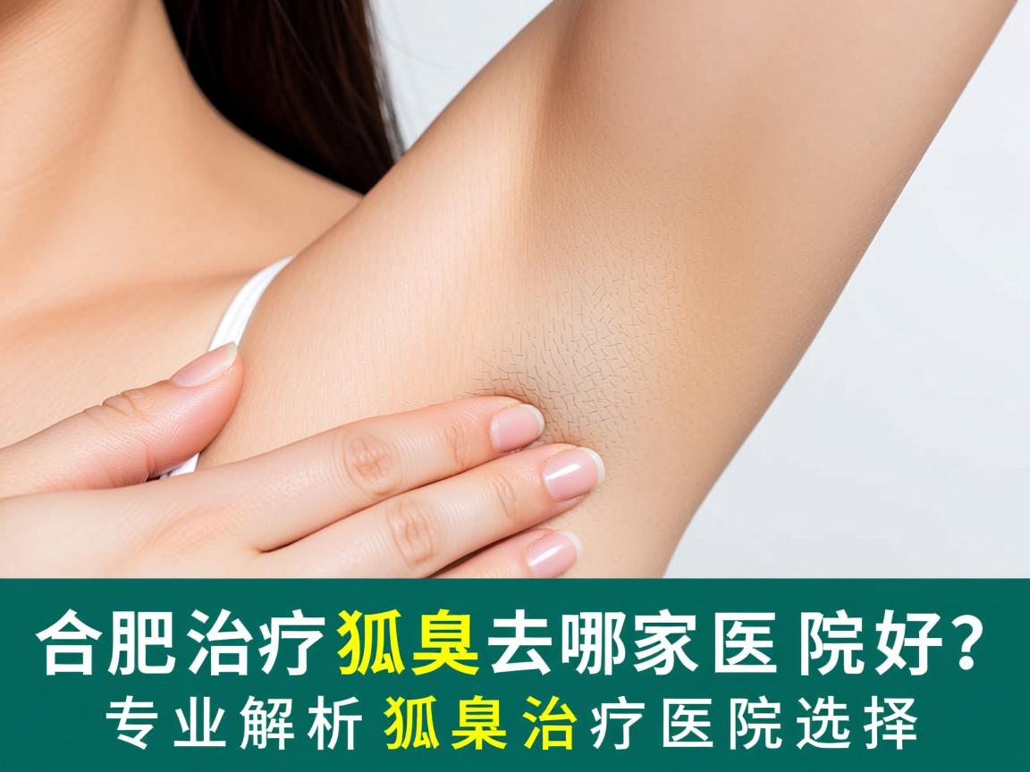合肥治疗狐臭去哪家医院好？专业解析狐臭治疗医院选择
