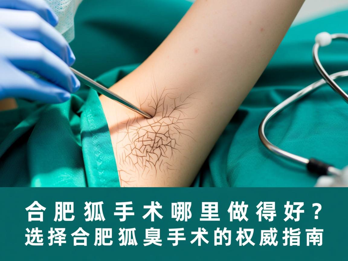 合肥狐臭手术哪里做得好？选择合肥狐臭手术的权威指南