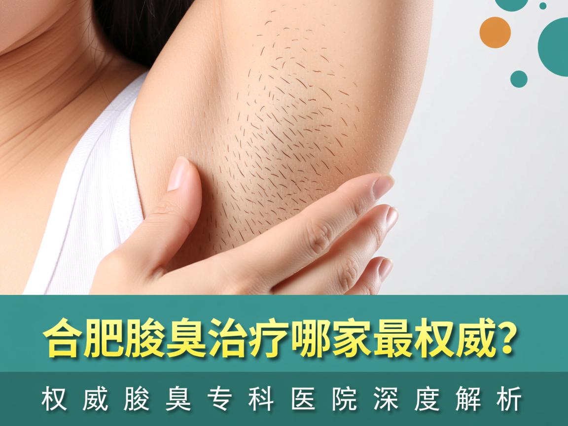合肥腋臭治疗哪家最权威？权威腋臭专科医院深度解析