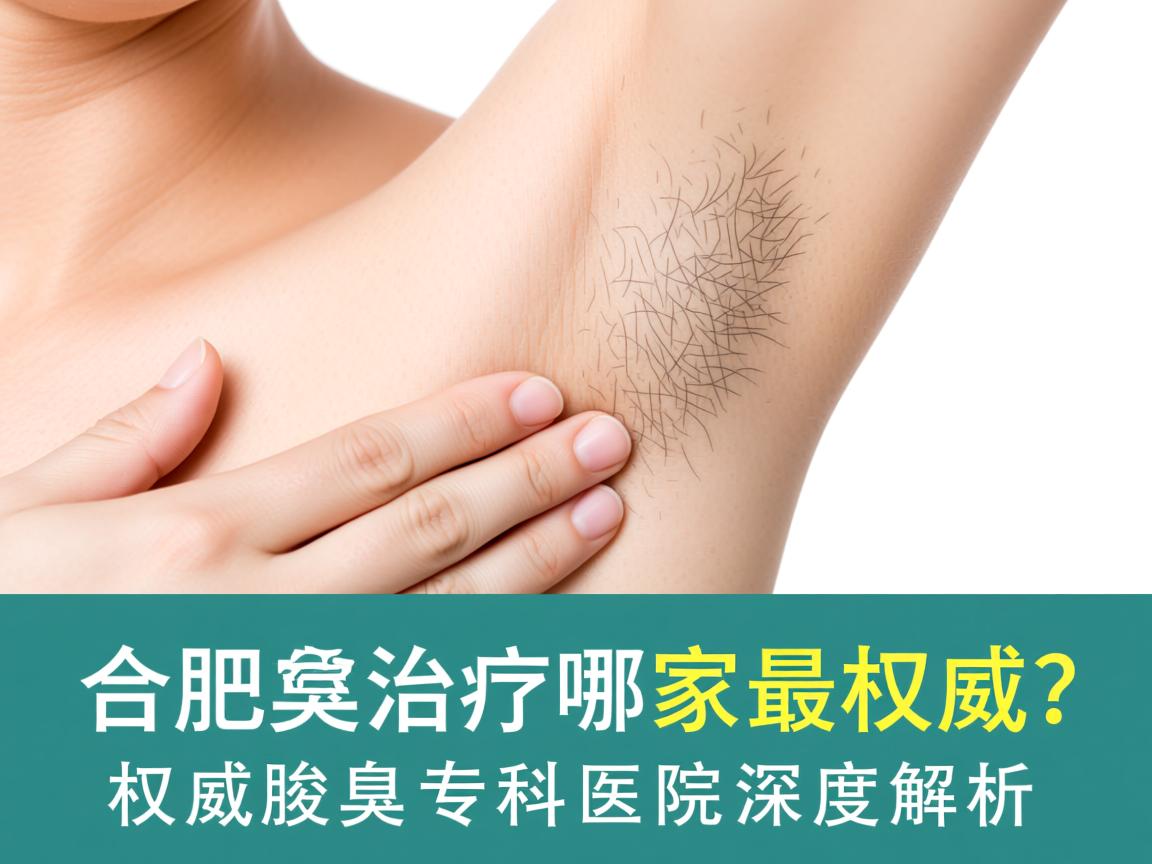 合肥腋臭治疗哪家最权威？权威腋臭专科医院深度解析