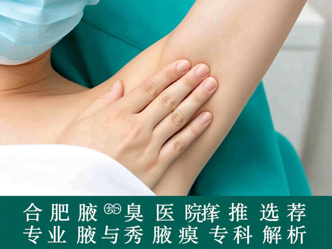 合肥腋臭医院推荐，专业选择与腋秀腋臭专科解析
