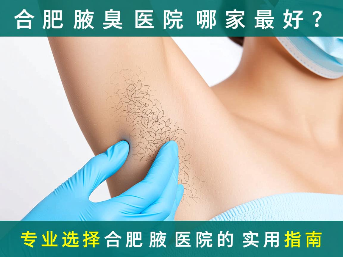 合肥腋臭医院哪家最好？专业选择合肥腋臭医院的实用指南