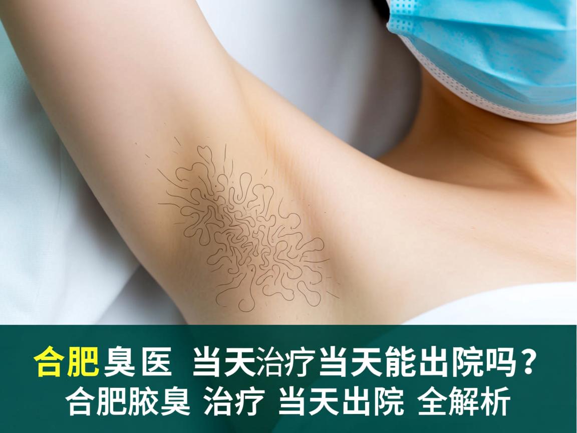合肥腋臭医院当天治疗当天能出院吗？合肥腋臭治疗当天出院全解析