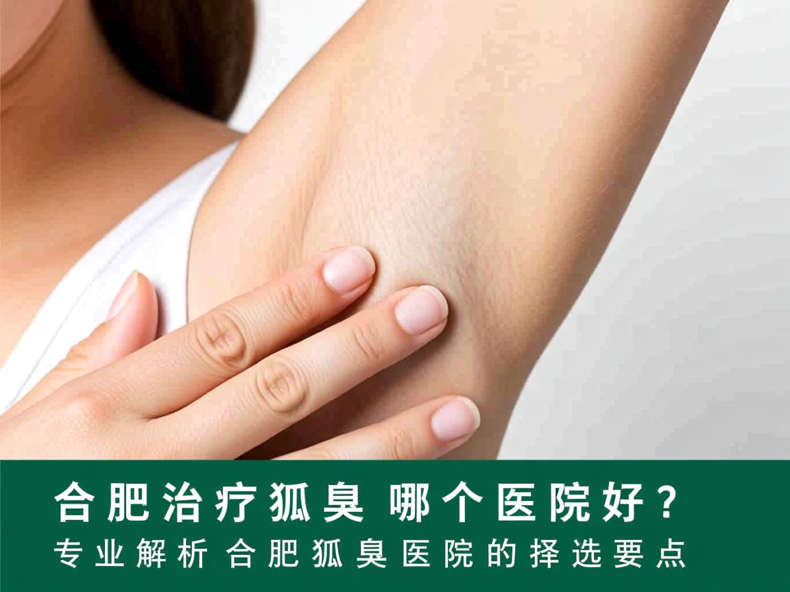 合肥治疗狐臭哪个医院好？专业解析合肥狐臭医院的选择要点