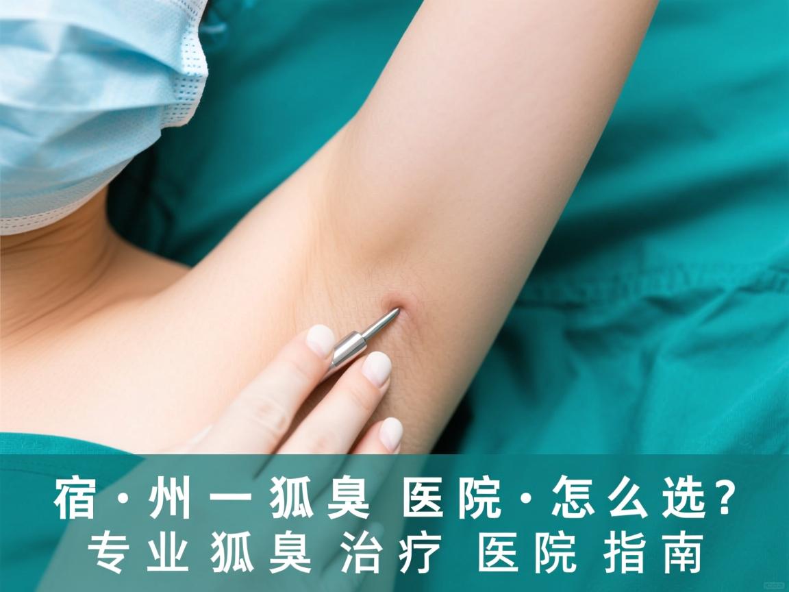 宿州狐臭医院怎么选？专业狐臭治疗医院指南