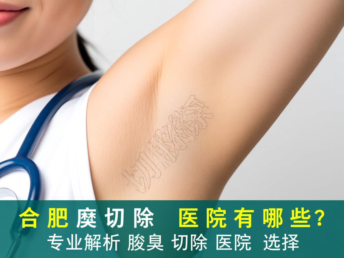 合肥腋臭切除医院有哪些？专业解析腋臭切除医院的选择