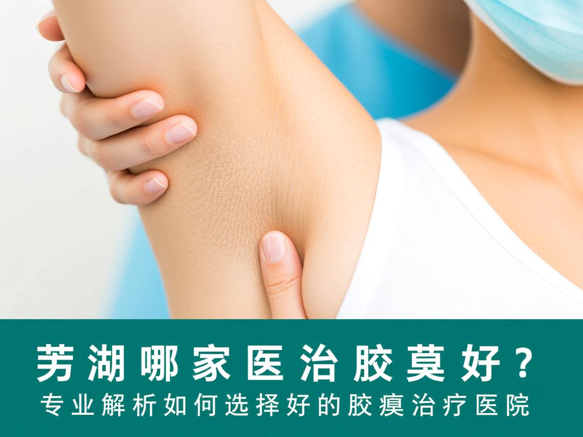 芜湖哪家医院治疗腋臭好？专业解析如何选择好的腋臭治疗医院