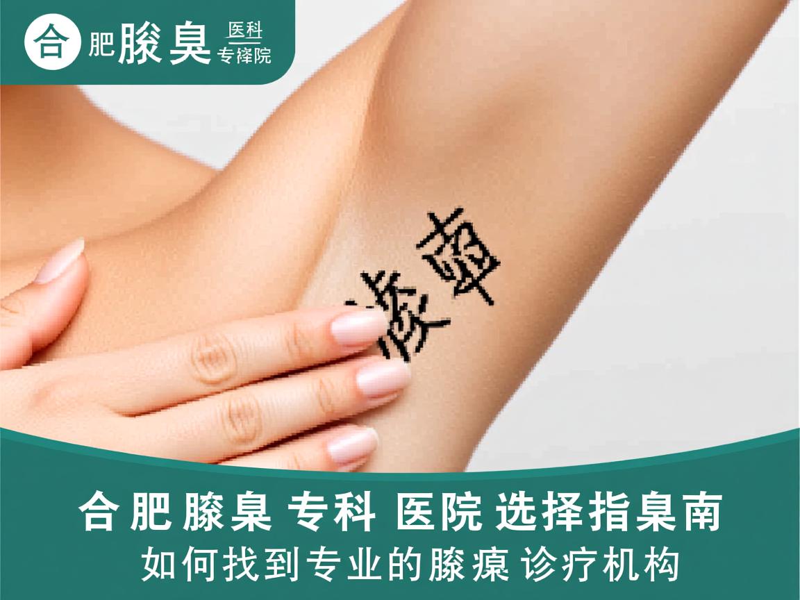 合肥腋臭专科医院选择指南,如何找到专业的腋臭诊疗机构 合肥腋臭专科医院选择指南,如何找到专业的腋臭诊疗机构