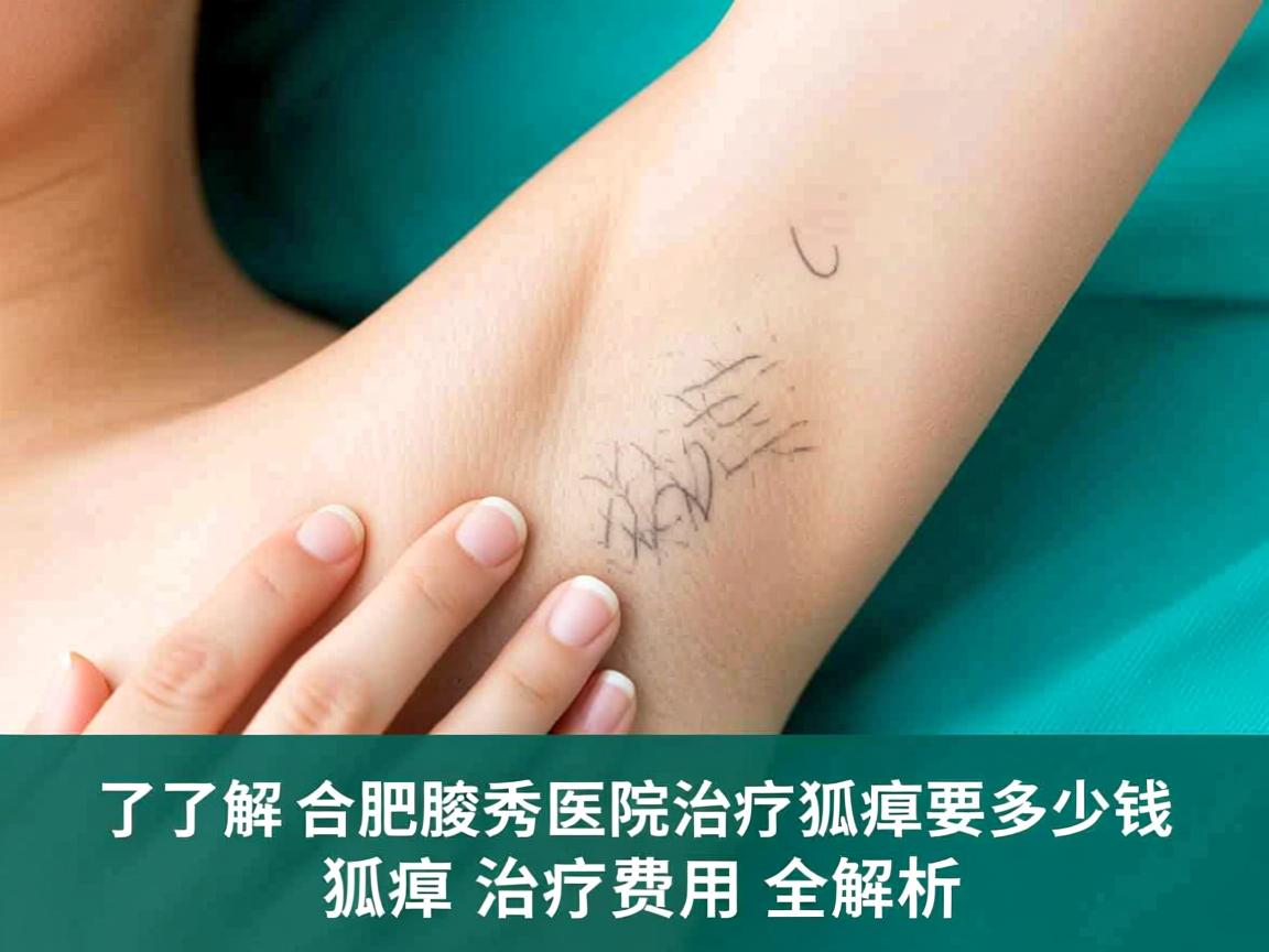 了解合肥腋秀医院治疗狐臭要多少钱,狐臭治疗费用全解析 了解合肥腋秀医院治疗狐臭要多少钱,狐臭治疗费用全解析