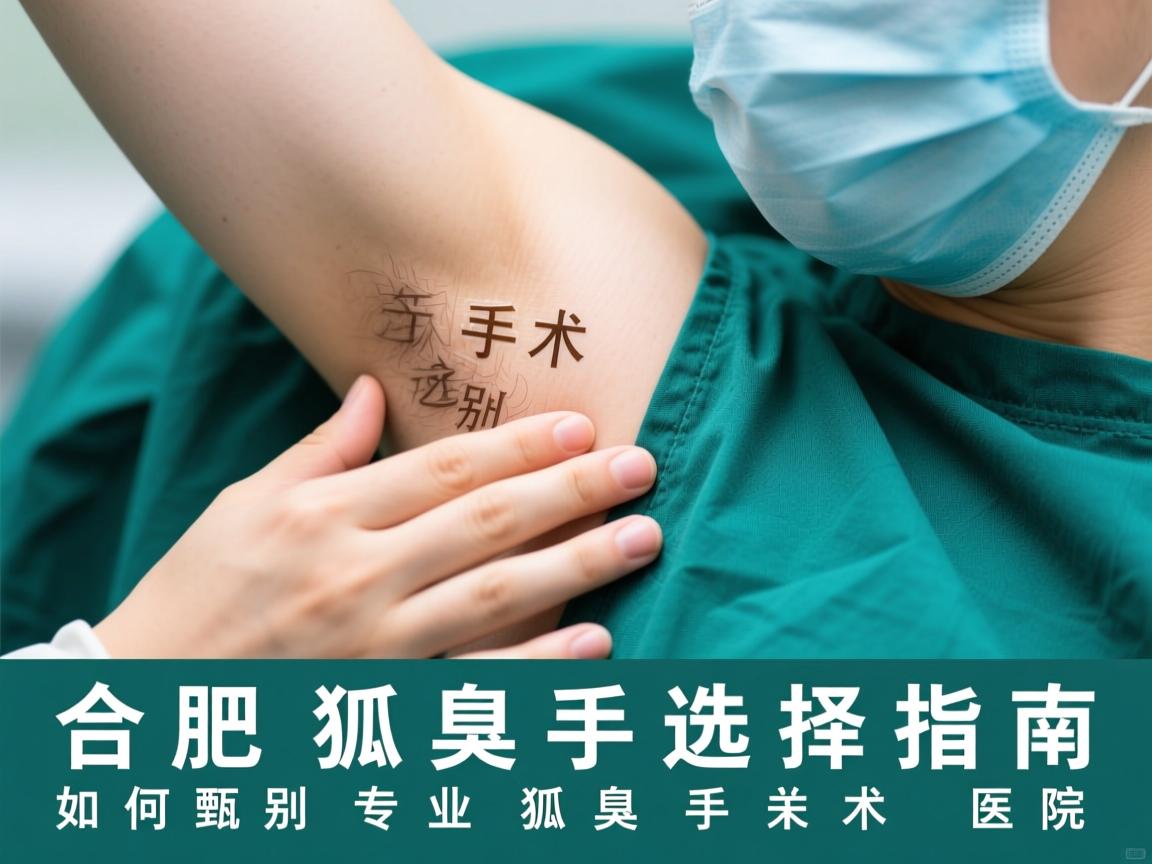 合肥狐臭手术选择指南,如何甄别专业狐臭手术医院 合肥狐臭手术选择指南,如何甄别专业狐臭手术医院