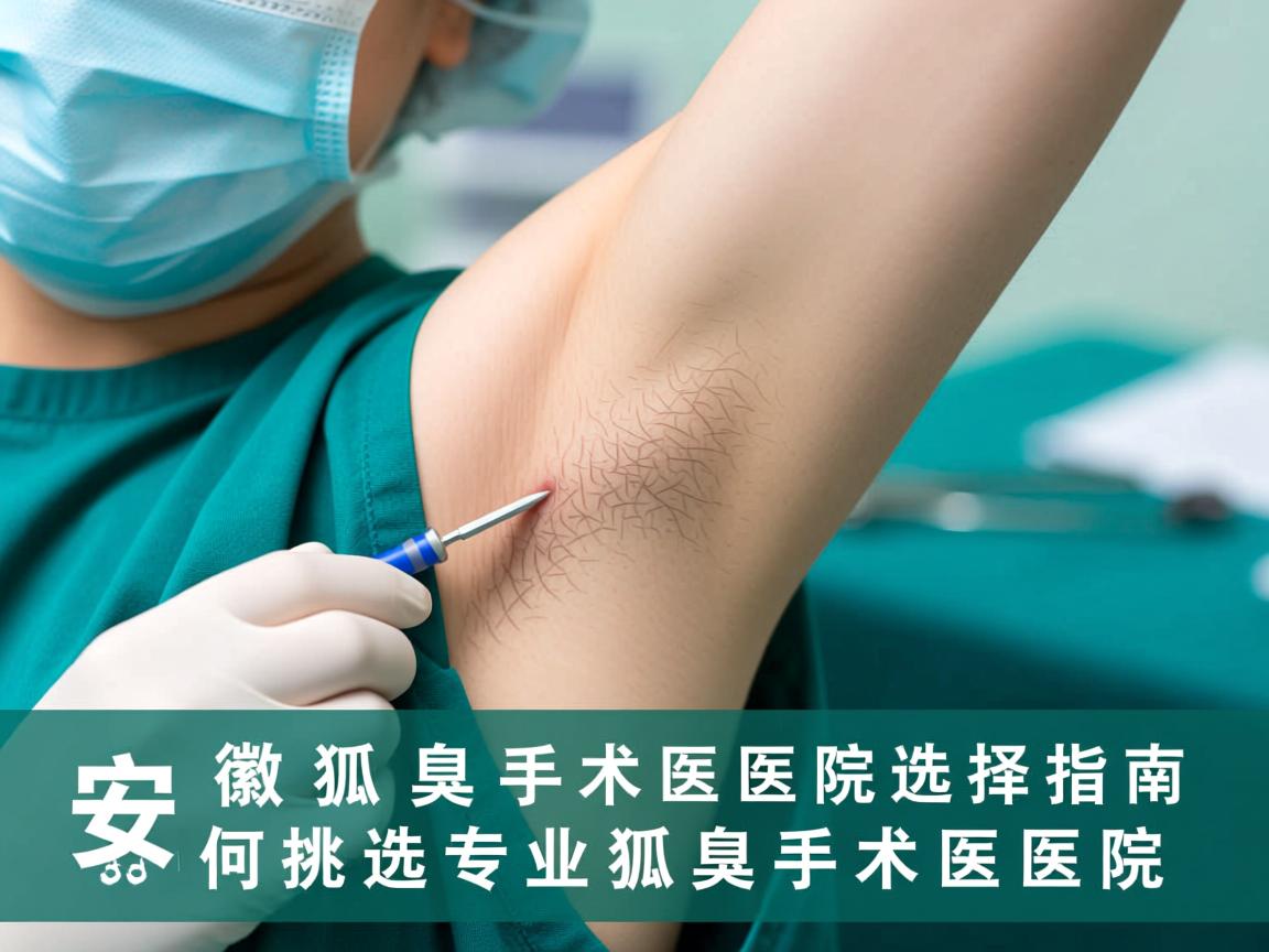 安徽狐臭手术医院选择指南,如何挑选专业狐臭手术医院 安徽狐臭手术医院选择指南,如何挑选专业狐臭手术医院