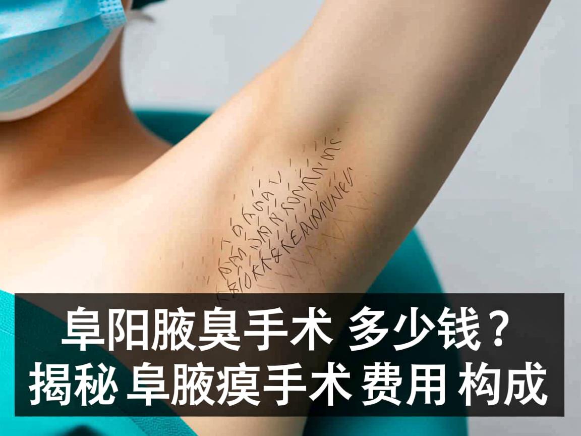 阜阳腋臭手术多少钱?揭秘阜阳腋臭手术费用构成 阜阳腋臭手术多少钱?揭秘阜阳腋臭手术费用构成