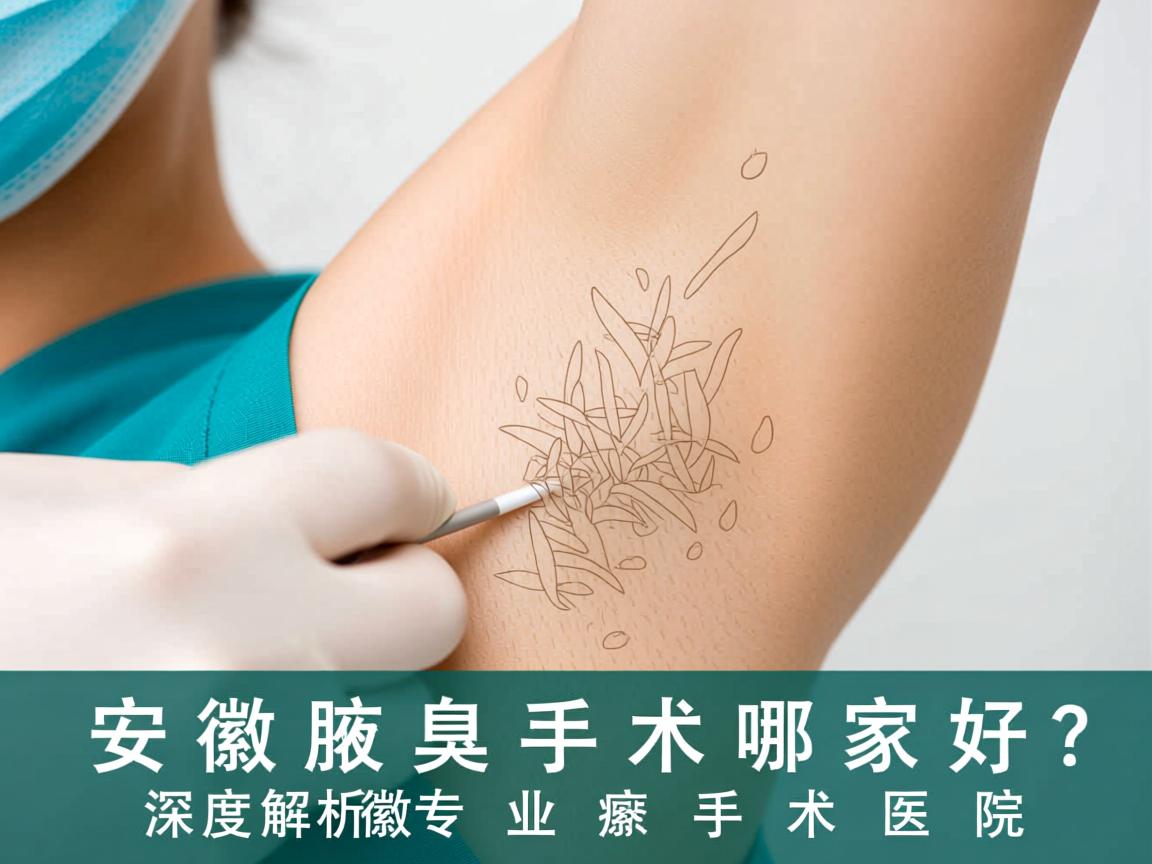 安徽腋臭手术哪家好？深度解析安徽专业腋臭手术医院