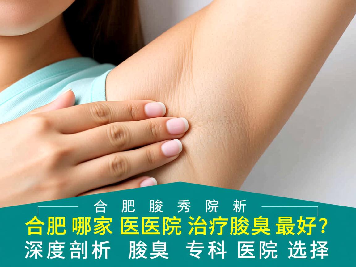 合肥腋秀解析，合肥哪家医院治疗腋臭最好？深度剖析腋臭专科医院选择
