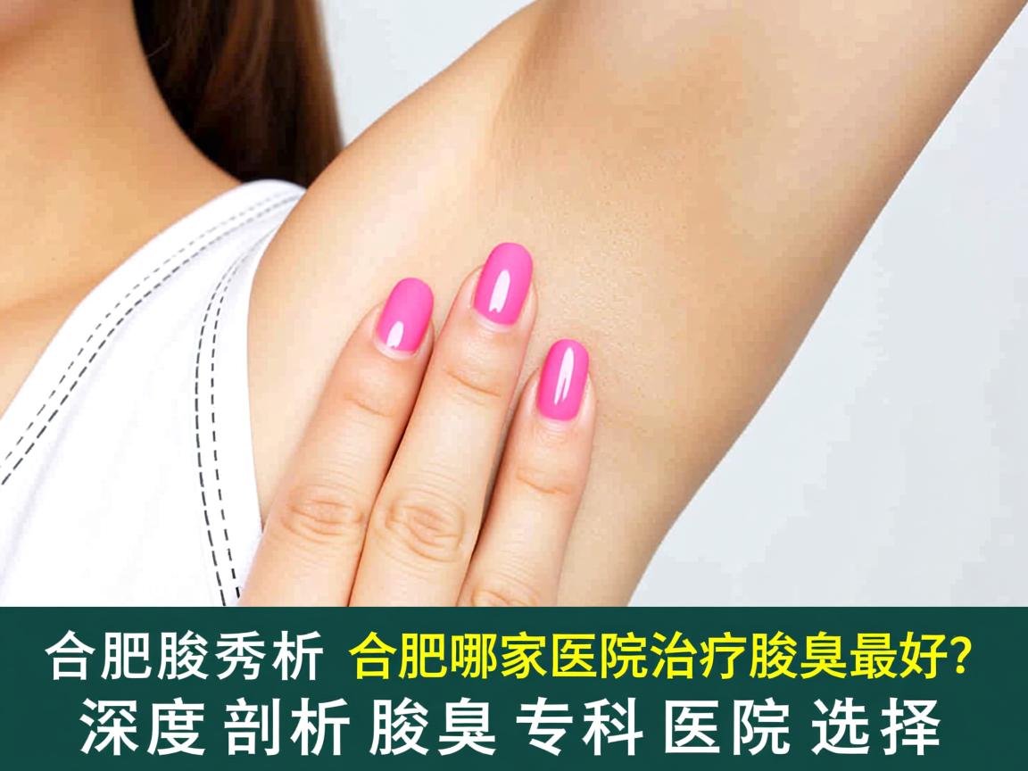 合肥腋秀解析，合肥哪家医院治疗腋臭最好？深度剖析腋臭专科医院选择