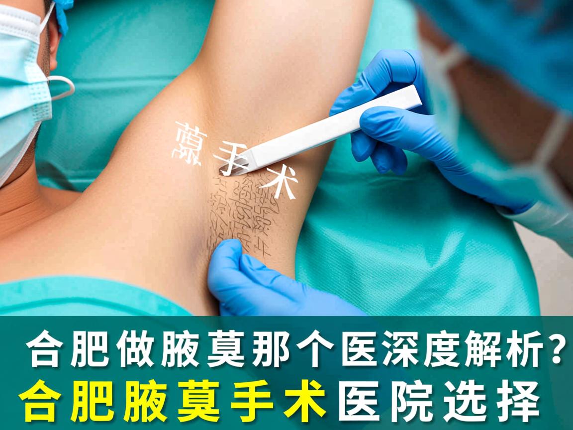 合肥做腋臭手术那个医院好?深度解析合肥腋臭手术医院选择 合肥做腋臭手术那个医院好?深度解析合肥腋臭手术医院选择