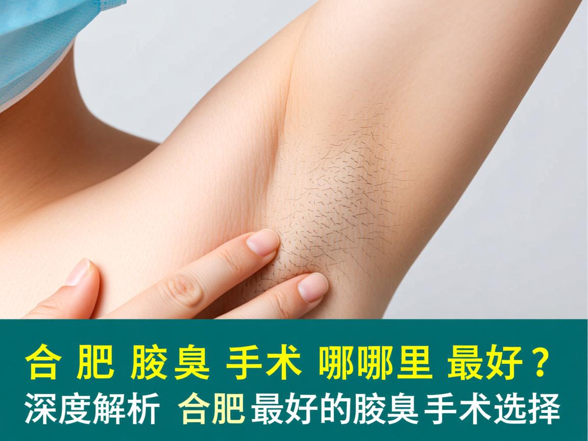 合肥腋臭手术哪里最好?深度解析合肥最好的腋臭手术选择 合肥腋臭手术哪里最好?深度解析合肥最好的腋臭手术选择