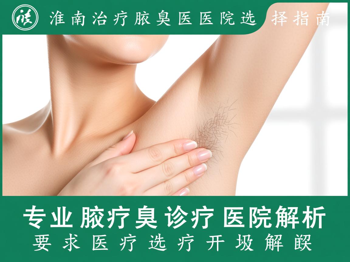 淮南治疗腋臭医院选择指南，专业腋臭诊疗医院解析