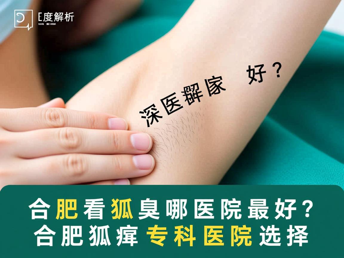 合肥看狐臭哪家医院最好？深度解析合肥狐臭专科医院选择