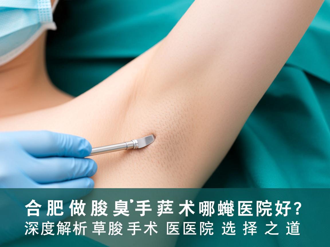 合肥做腋臭手术哪个医院好?深度解析腋臭手术医院选择之道 合肥做腋臭手术哪个医院好?深度解析腋臭手术医院选择之道