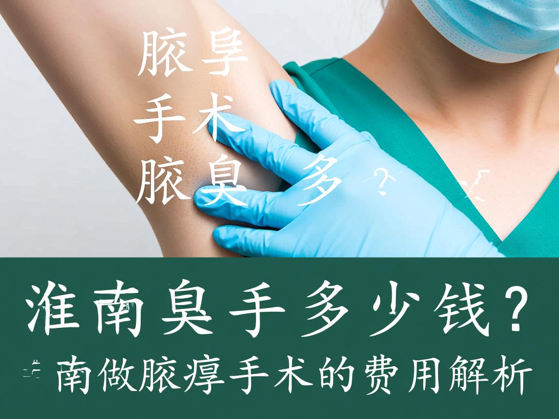 淮南腋臭手术多少钱?淮南做腋臭手术的费用解析 淮南腋臭手术多少钱?淮南做腋臭手术的费用解析