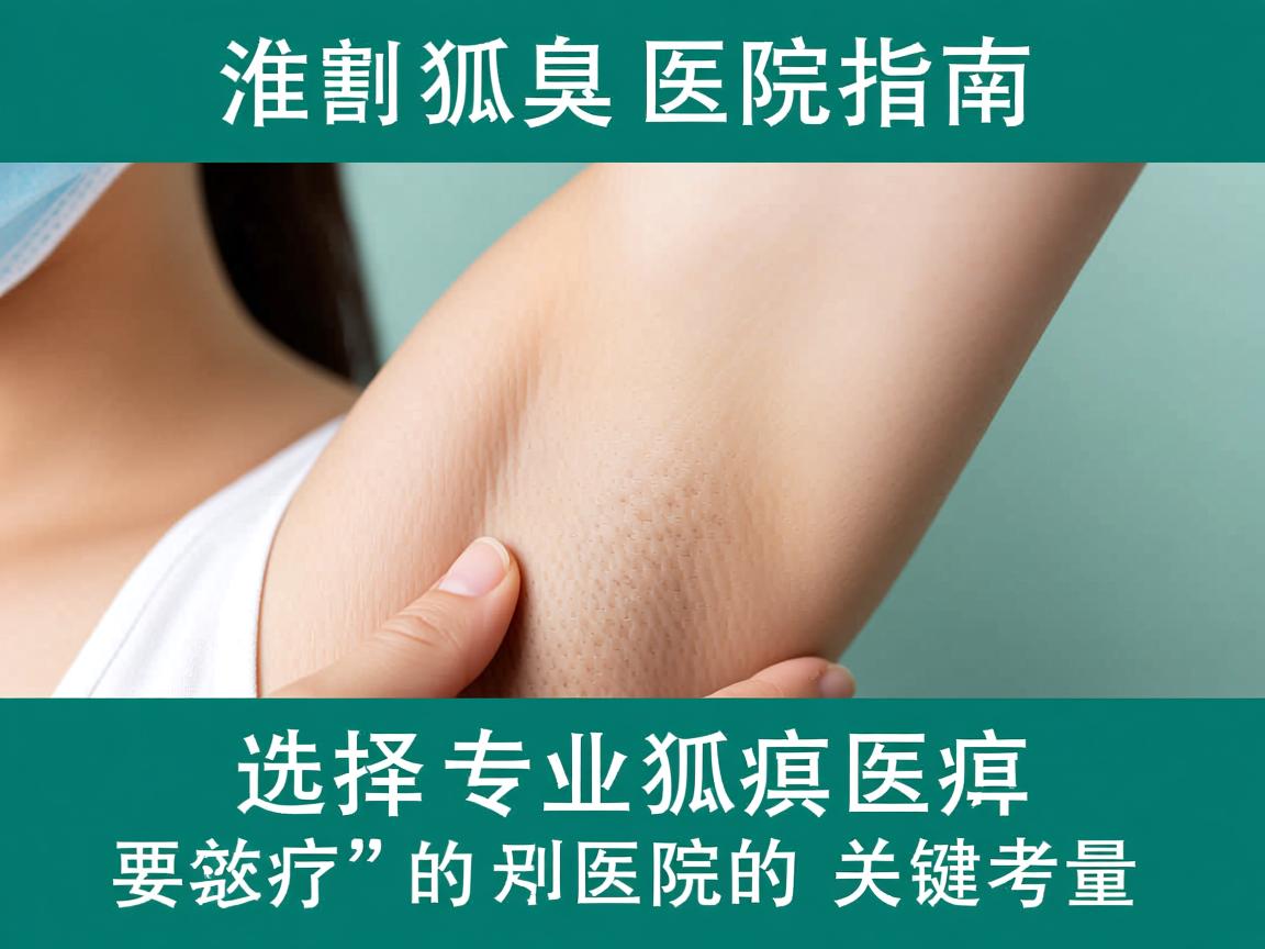淮南割狐臭医院指南,选择专业狐臭医院的关键考量 淮南割狐臭医院指南,选择专业狐臭医院的关键考量