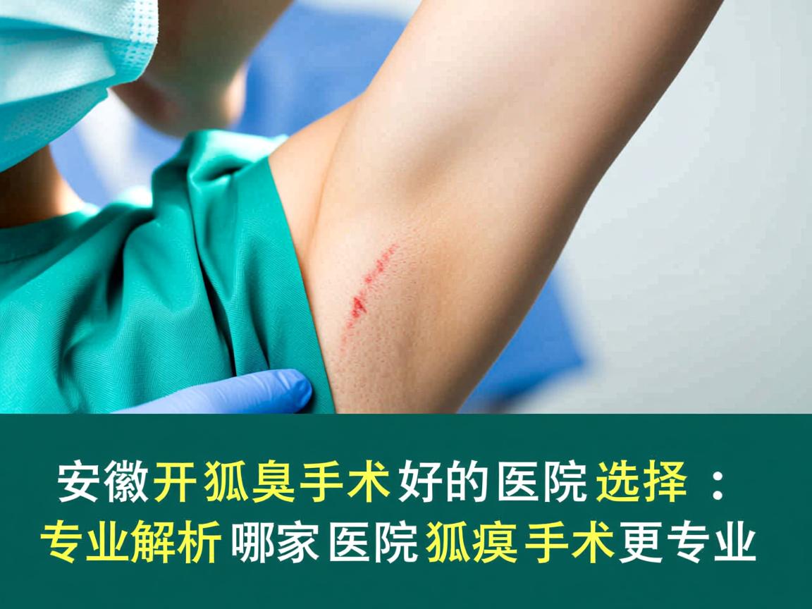 安徽开狐臭手术好的医院选择,专业解析哪家医院狐臭手术更专业 安徽开狐臭手术好的医院选择,专业解析哪家医院狐臭手术更专业