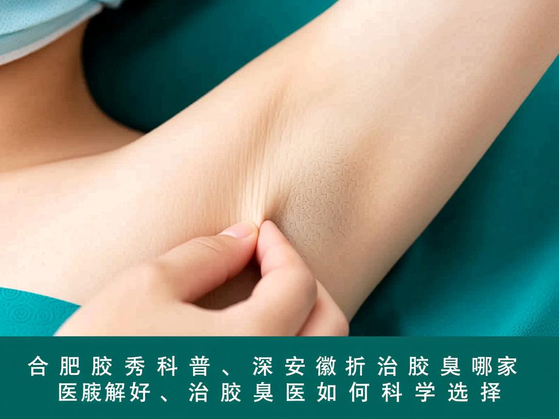 合肥腋秀科普，深度解析安徽治腋臭哪家医院好，治腋臭如何科学选择
