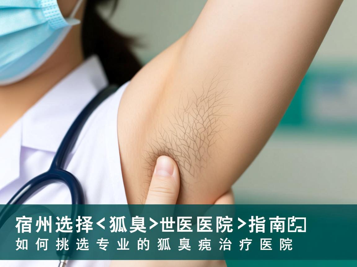 宿州选择狐臭医院指南,如何挑选专业的狐臭治疗医院 宿州选择狐臭医院指南,如何挑选专业的狐臭治疗医院